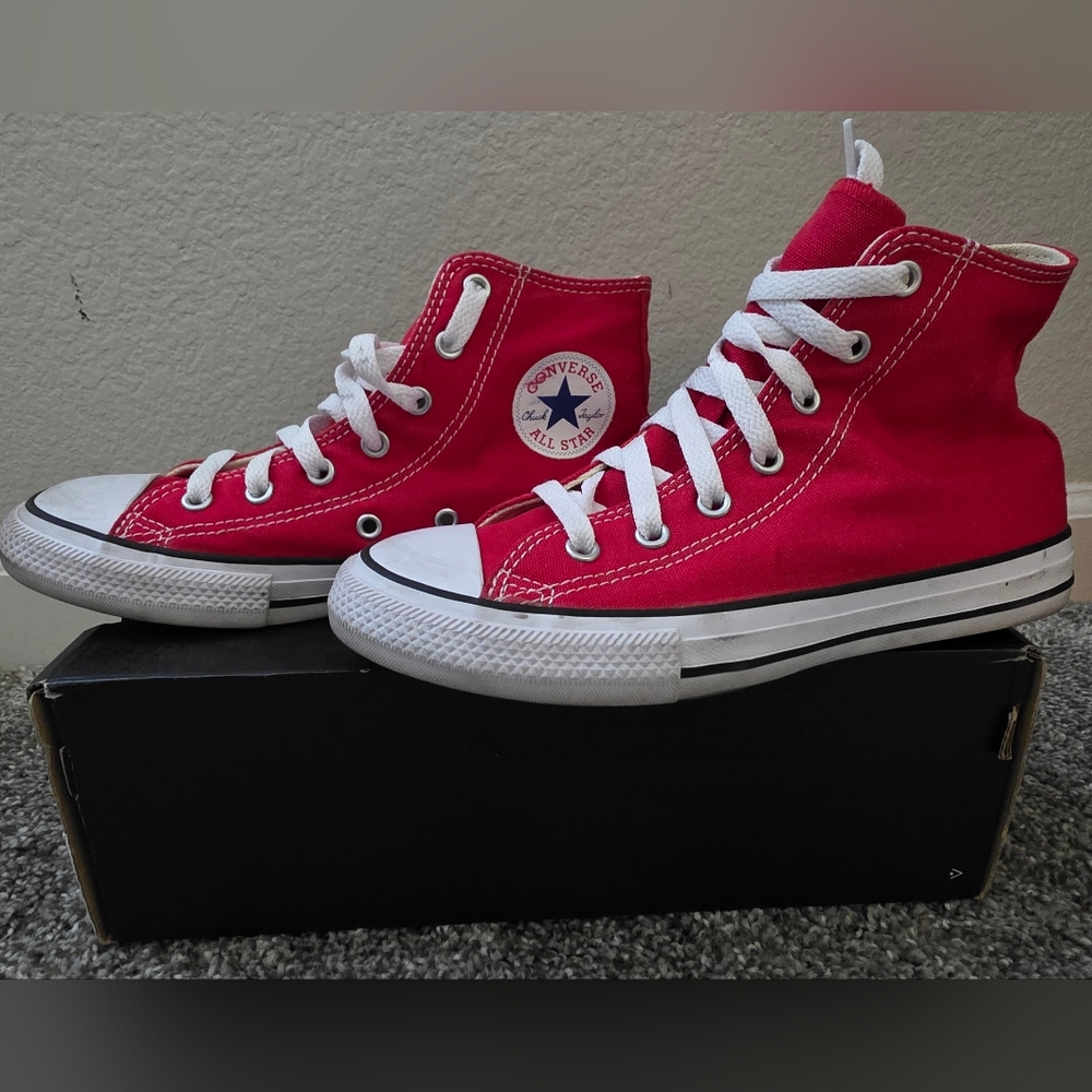 Converse Chuck Taylor All Star High Top Sneakers - Red